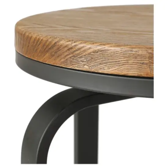 Set of 2 Skyla Rotating Counter Height Barstool Natural - Christopher Knight Home image {2}