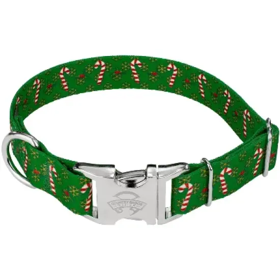 Country Brook Petz Premium Candy Cane Christmas Dog Collar image {5}