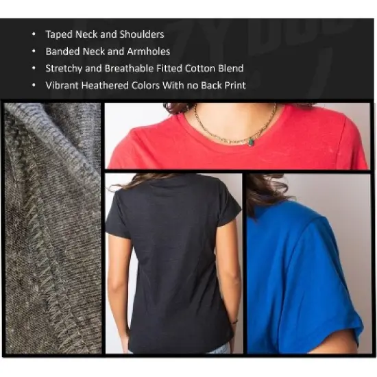 Womens Funny T Shirts Theres No Crying In Softball Sarcastic Graphic Novelty Tee for Ladies - Crazy Dog Women's T Shirt With Sarcastic Sayings image {7}