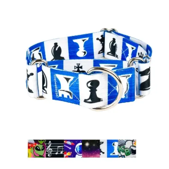 Country Brook Petz HossFit Jr Wide Martingale Dog Collar - Geek Chic Collection image {10}