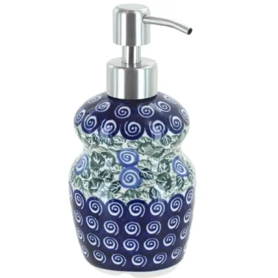 Blue Rose Polish Pottery 2018 Zaklady Soap Dispenser image {9}