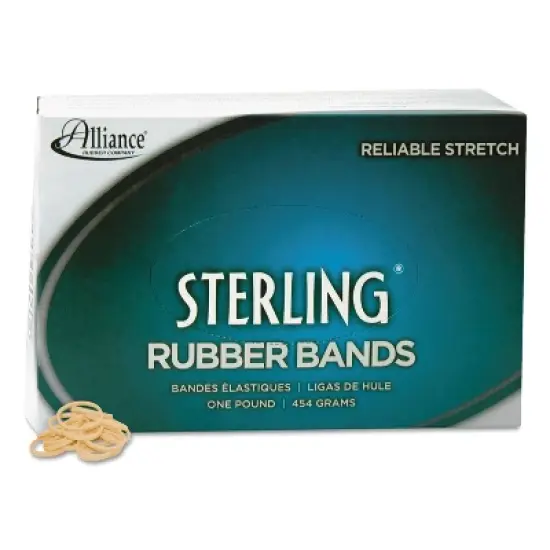 Alliance Sterling Rubber Bands Rubber Bands 8 7/8 x 1/16 7100 Bands/1lb Box 24085 image {2}