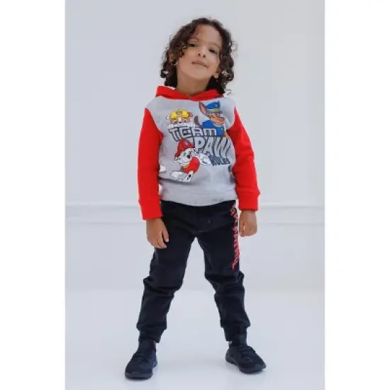 Paw Patrol Rubble Marshall Chase Fleece Pullover Hoodie and Pants Outfit Set Toddler image {1}