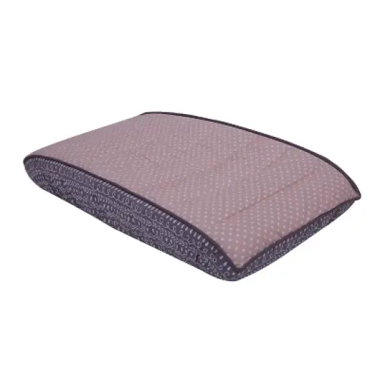 Bacati - Owls Gray/Beige Gray Pin Dots/Scribbles Neutral Cotton Changing Pad Cover image {7}