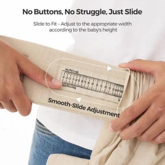 Momcozy Newborn Baby Carrier - Ivory image {3}