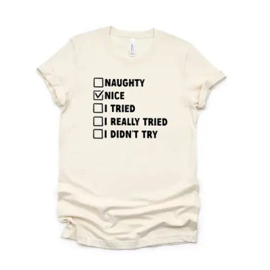 Simply Sage Market Women's Nice Nice- List Short Sleeve Graphic Tee image {2}