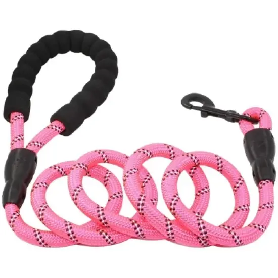 Doggy Tales Braided Rope Leash Pink image {1}