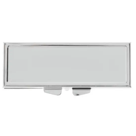 Unique Bargains Rectangle Pill Case Silver Tone 1 Pc image {9}