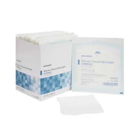 McKesson Woven Gauze Sponges, Sterile, 8-Ply image {1}