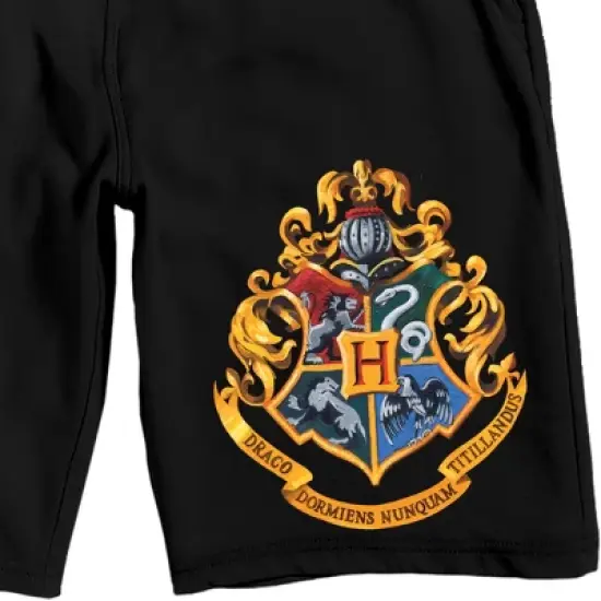 Harry Potter Hogwarts Castle Moonlight Men's Short Sleeve Shirt & Sleep Shorts Set image {4}