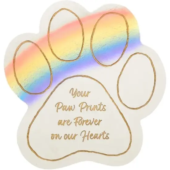 Pavilion Gift Company - Pawprints - 11" Pawprint Garden Stone - Stepping Stones and Pathways image {5}