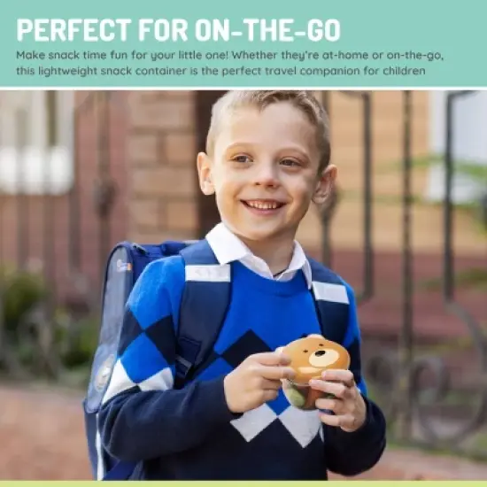 Melii Animal Snack Container - Bear image {3}