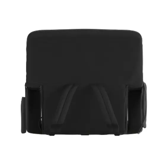 Flash Furniture Malta Portable Heated Reclining Stadium Chair with Armrests, Padded Back & Heated Seat with Dual Storage Pockets and Backpack Straps image {5}