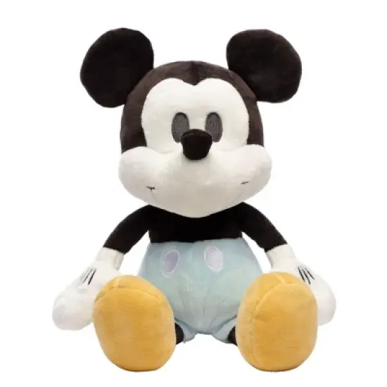 Lambs & Ivy Disney Baby Mickey Mouse Blanket & Plush Baby Gift Set - Blue image {5}