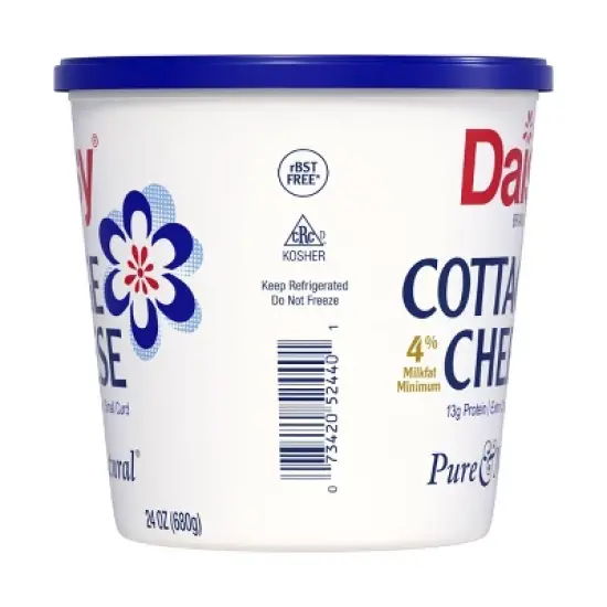 Daisy Brand 4% Milkfat Minimum Cottage Cheese - 24oz image {2}