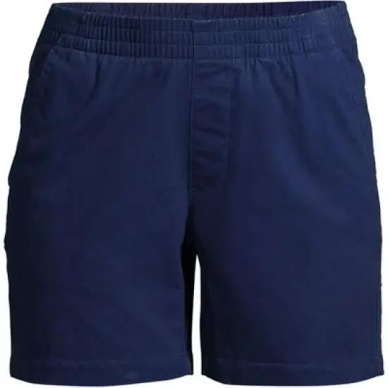 Lands' End Women's Pull On 7" Knockabout Chino Shorts image {8}