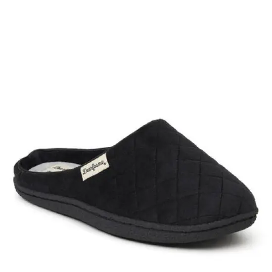 Dearfoams Women's Quilted Velour Clog Slipper image {5}