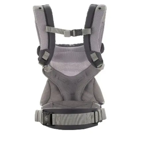Ergobaby 360 Cool Air Breathable Mesh All Position Baby Carrier with Lumbar Support - Carbon Gray 12-45lb image {5}