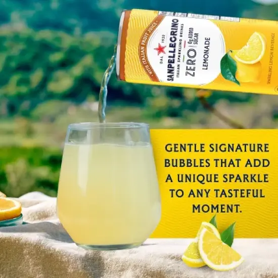 Sanpellegrino Zero Limonata Italian&nbsp;Sparkling Beverage - 6pk/11.15 fl oz Cans image {3}