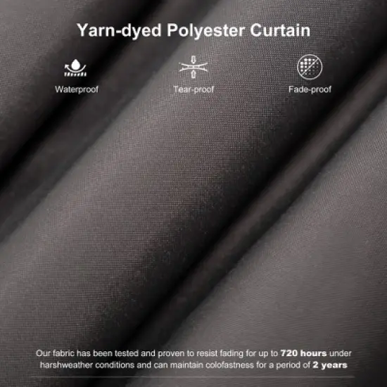 PURPLE LEAF Outdoor Gazebo Aluminum Frame Galvanized Steel Double Roof Patio Hardtop Gazebo with Curtains and Netting for Patio Lawn and Garden image {7}