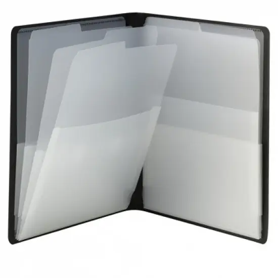 Smead Organized Up  Multi Pocket Organizer, Eight Pockets, Letter Size, Black (87722) image {3}