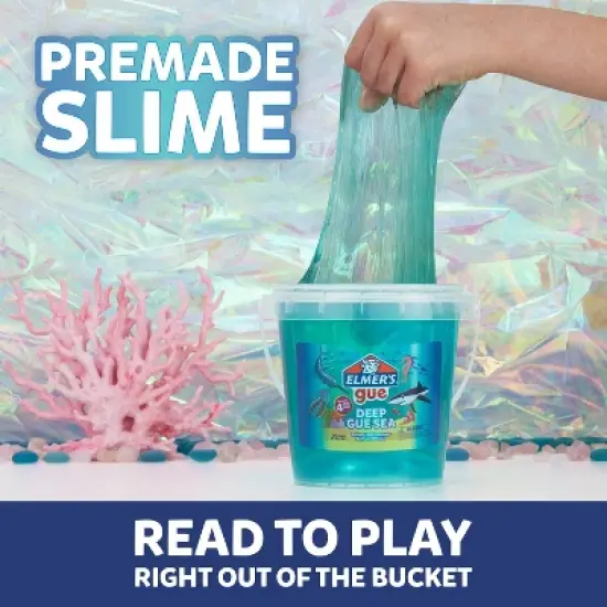 Elmer's Gue 1.5lb Deep Gue Sea Premade Slime Kit with Mix-Ins: Science Focus, Includes Storage Container & Instructions image {3}