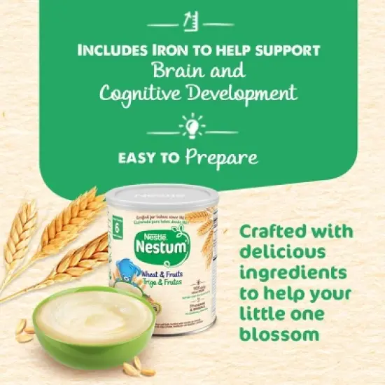 Gerber Nestum Wheat and Honey Baby Cereals - 10.58oz image {2}