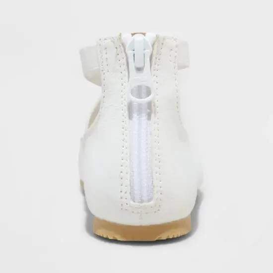 Toddler Girls' Trinity Slip-On Zipper Ballet Flats - Cat & Jack&trade; image {4}