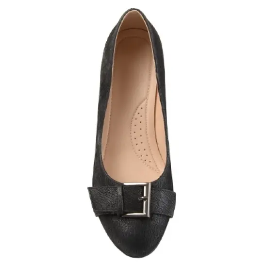 Journee Collection Womens Graysn Comfort Insole Slip On Round Toe Wedge image {3}