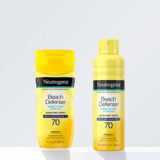 Neutrogena Beach Defense Sunscreen Spray - SPF 70 - 6.5oz image {8}
