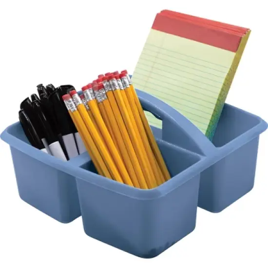 Teacher Created Resources&reg; Slate Blue Plastic Storage Caddy, Pack of 6 image {2}