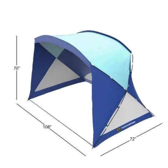 Leisure Sports Water Resistant Beach Tent/Sun Shelter With UV Protection &ndash; 108 x 70-in image {1}