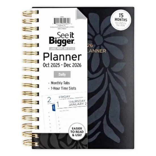 See It Bigger 2025-2026 15 Month Daily Medium image {7}