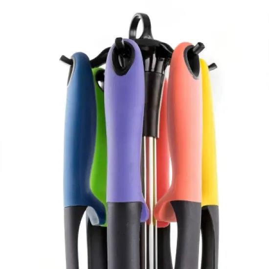 MegaChef 7 Piece Nylon Kitchen Utensil Set in Assorted Colors image {7}