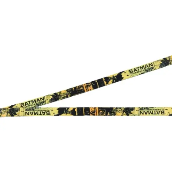 DC Comics Batman 1989 Movie Bat Symbol Classic Logo Lanyard ID Badge Holder image {2}