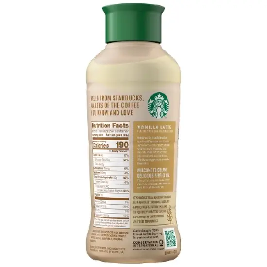 Starbucks Vanilla Latte Iced Espresso - 40 fl oz image {1}