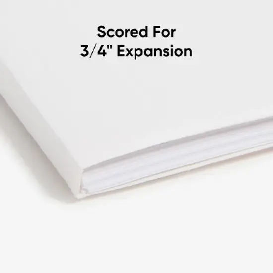 Smead FasTab Hanging File Folder, 1/3-Cut Built-In Tab, Letter Size, White, 20 per Box (64002) image {4}