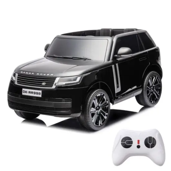 24V Ride On Toy, Licensed Land Rover Kids Car, 2-Seater Ride On Car with Parent Remote Control, Toy Storage Box, 3 Speeds, LCD Display, Lockable Doors image {8}