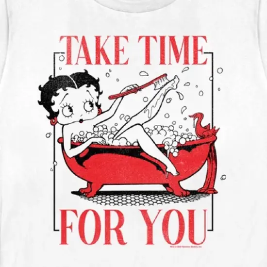 Women's Betty Boop Take Time For You T-Shirt image {1}