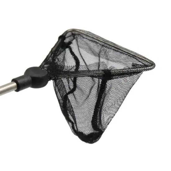 Unique Bargains Stainless Steel Telescopic Handle Aquarium Fishbowl Shrimp Fish Landing Skimmer Net 1 Pc image {2}