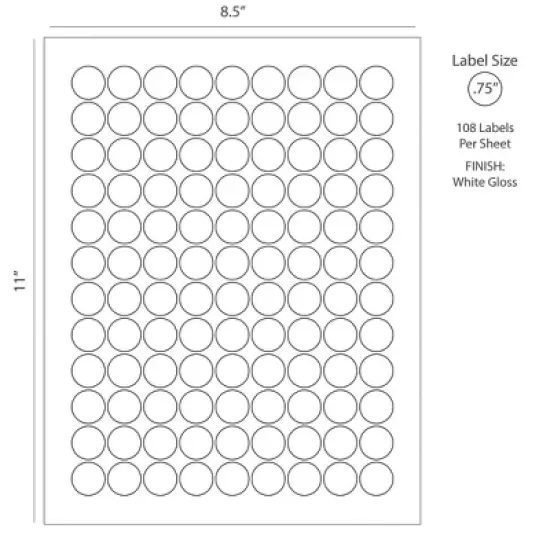 I Do Wedding Stickers for Hershey Kisses - (3 Sheets of 3/4" Labels) - By Just Candy image {1}