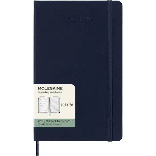 Moleskine 2025-26 18 Monthly Weekly Academic Planner Long Sapphire Blue image {6}