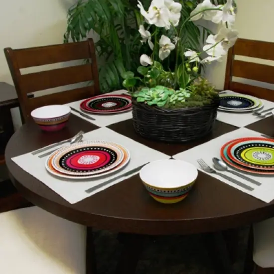 Gibson Home 12pc Stoneware Almira Dinnerware Set image {2}
