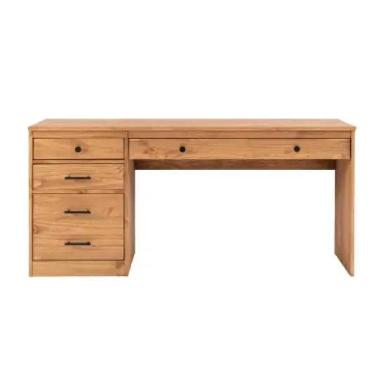 Vanessa Desk 1 File Cabinet - Linon image {2}