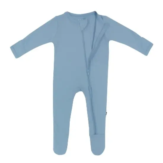 Kyte Baby Zippered Footie in Slate image {5}