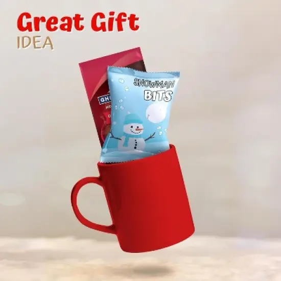 4E's Novelty Snowman Bits Mini Marshmallow 50 Packs - Vanilla Flavored Individually Wrapped Marshmallows Packets for Hot Chocolate & Stocking Stuffers image {5}