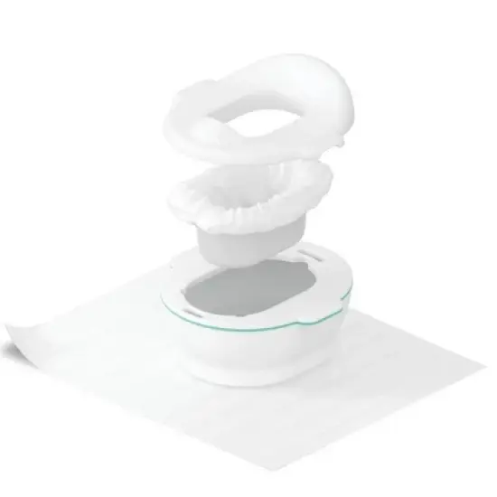 Frida Baby Potty Cleanup Essentials Leak-Proof Potty Liners and Disposable Floor Pads For Potty Training image {4}