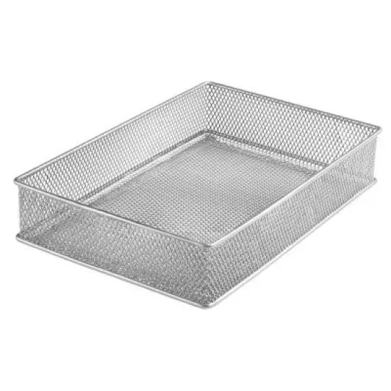 YBM Home Silver Mesh Drawer and Desk Organizer Tray image {12}