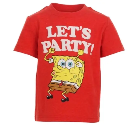 SpongeBob SquarePants 3 Pack T-Shirts Little Kid to Big Kid image {3}