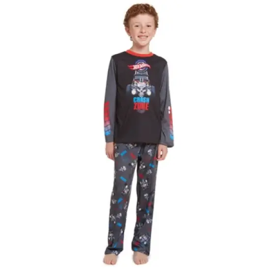 Hot Wheels Pajama Shirt and Pants Sleep Set Little Kid to Big Kid  image {2}